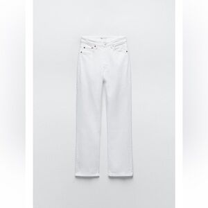 Zara White TRF Stove Pipe Jean Sz 29 (US 8)